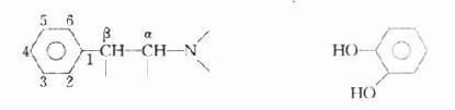β-苯乙胺　儿茶酚