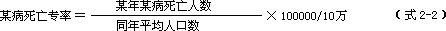 一、描述疾病分布常用的率和比